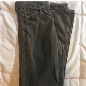 American Eagle skinny grey pants